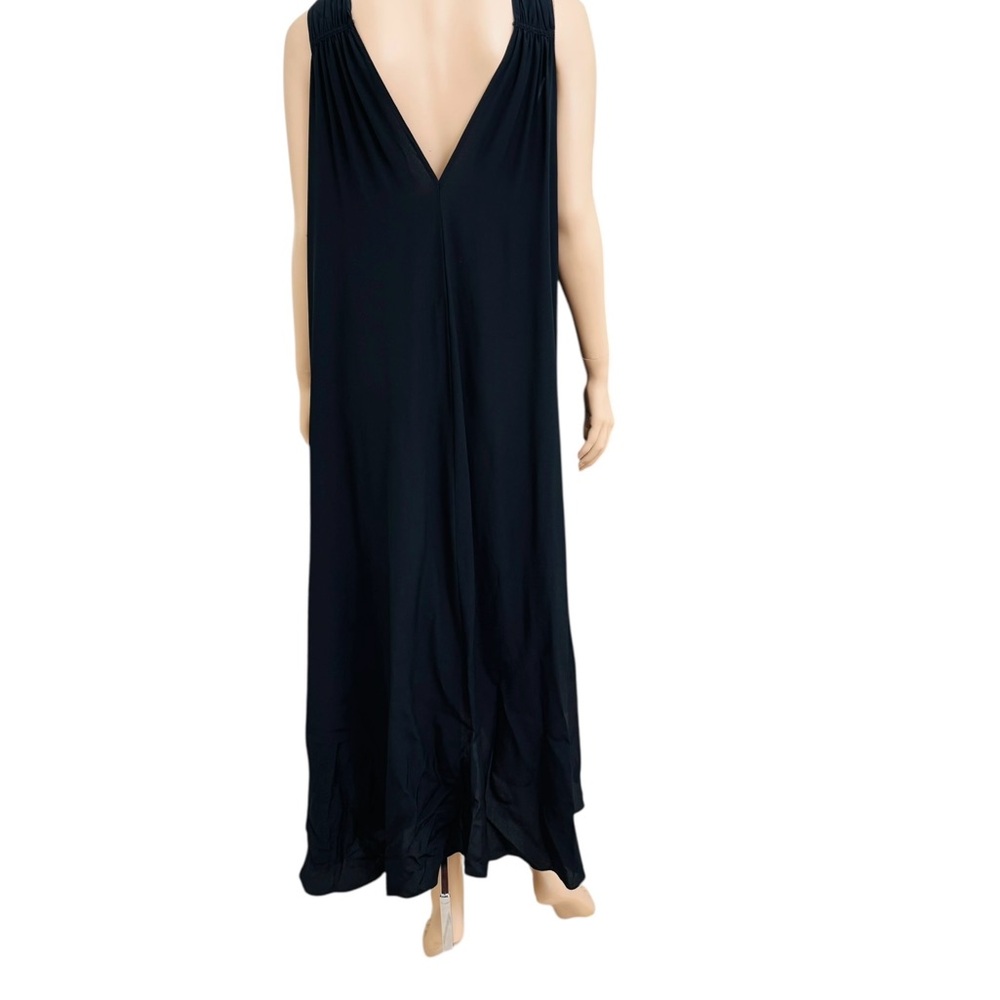 NWT Hatch 100% Silk Elegant Black Knot-Front Maxi Luxury Dress L/XL - Picture 8 of 13